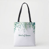 Tote Bag Homme mariage vert eucalyptus vert vert (Devant)