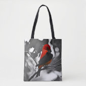Tote Bag Homme Scarlet Tanager (Devant)