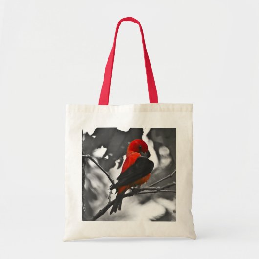 Tote Bag Homme Scarlet Tanager (Devant)