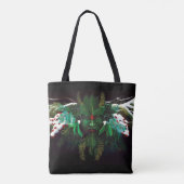 Tote Bag Homme vert d'hiver celtique (Dos)