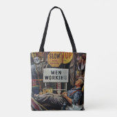 Tote Bag Hommes qui travaillent (Dos)