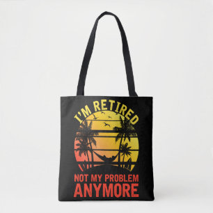 Tote Bag Hommes retraités Femmes Retraite sarcastique