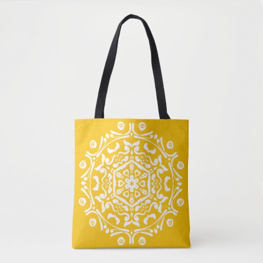 Tote Bag Honey Mandala (Devant)