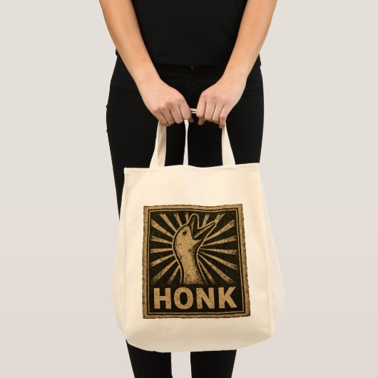 Tote Bag Honk Goose Funny Duck Chicken Mème (Devant (produit))