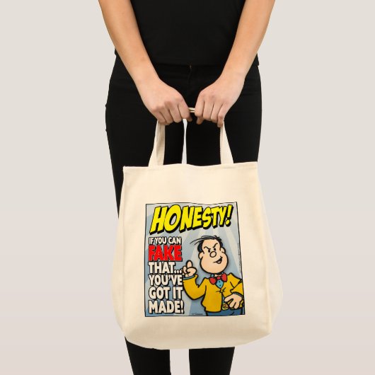 Tote Bag honnêteté (Devant (produit))