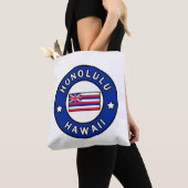 Tote Bag Honolulu Hawaii (De près)