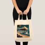 Tote Bag Honolulu O’aho Hawaii (Devant (produit))