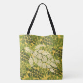 Tote Bag Honu Sea Turtle Hawaiian Relax Reversible Beach Ba (Dos)