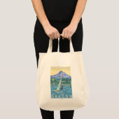 Tote Bag Hood River, ORWind Surfers & Kite Boarders (Devant (produit))