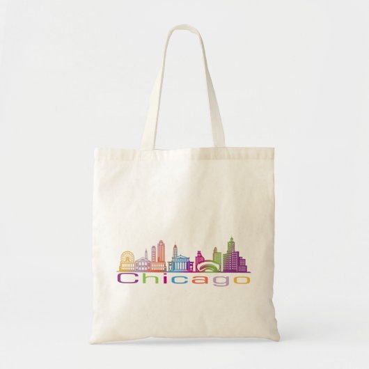 Tote Bag Hoodie de Chicago City (Devant)