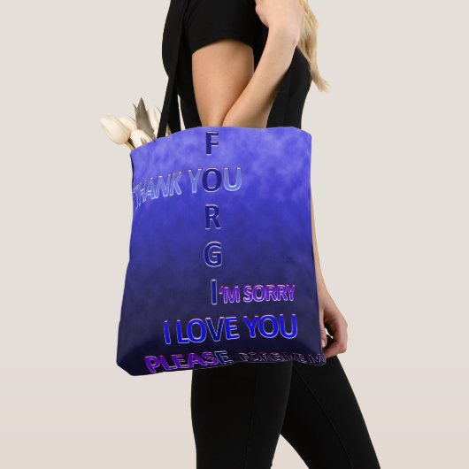 Tote Bag Ho'oponopono sous l'eau solaire (De près)