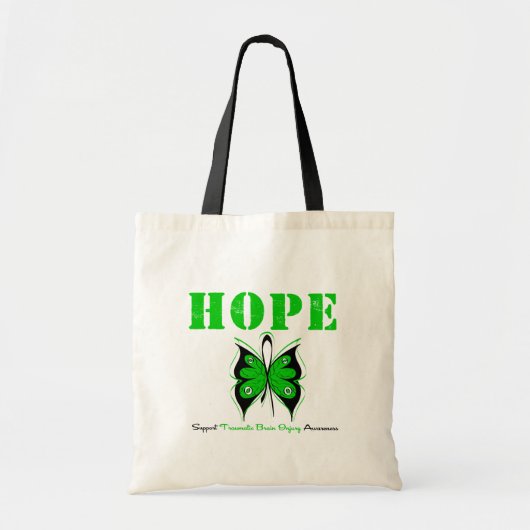 Tote Bag HOPE Butterfly RibbonBlessure cérébrale traumatiqu (Devant)