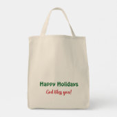 Tote Bag Hope joy Peace and Cocoa (Dos)