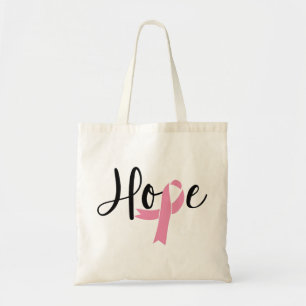 Tote Bag Hope Pink Ribbon Sensibilisation au cancer du sein