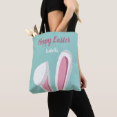 Tote Bag Hoppy Ears Bunny Pâques (De près)