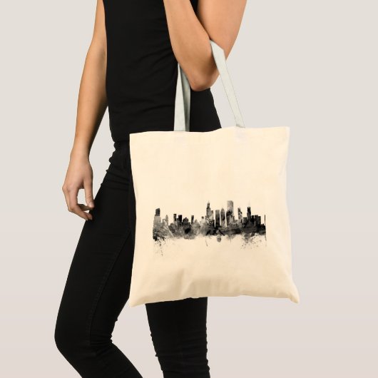 Tote Bag Horizon de Chicago l'Illinois (Devant (produit))