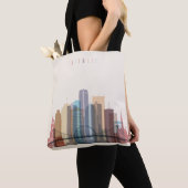 Tote Bag Horizon de ville de Detroit, Michigan | (De près)