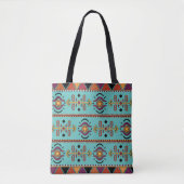 Tote Bag Horizon Turquoise (Devant)