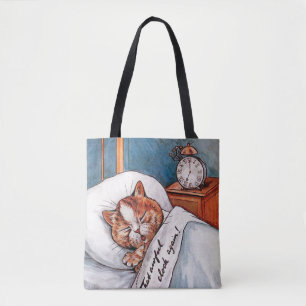 Tote Bag Horloge D'Alarme Bruyante, Louis Wain