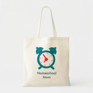 Tote Bag Horloge d'alarme maman de l'école