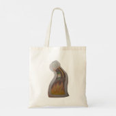 Tote Bag Horloge déroutée en feu (Dos)