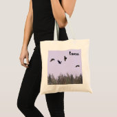 Tote Bag Horloge des ravens (Devant (produit))