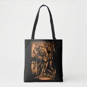 Tote Bag Horreurs sans fin des mineurs morts pour Halloween (Devant)