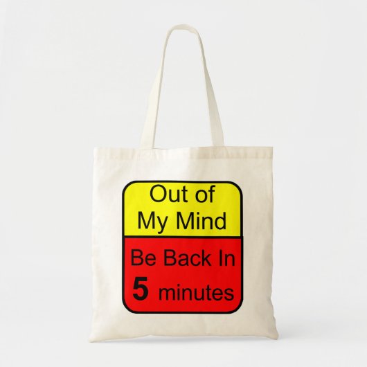 Tote Bag Hors de mon esprit (Devant)