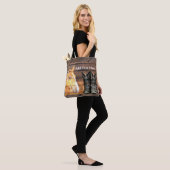 Tote Bag Horse Cowboy Boots Rustic Barque (Sur le modèle)