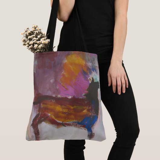 Tote Bag Horse, Mountain, River (De près)