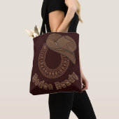 Tote Bag Horseshoe Rodeo Ready (De près)