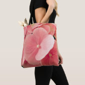 Tote Bag Hortensia Hydrangea pink pastel flowers (De près)