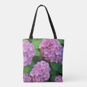 Tote Bag Hortensia hydrangea rose (Dos)