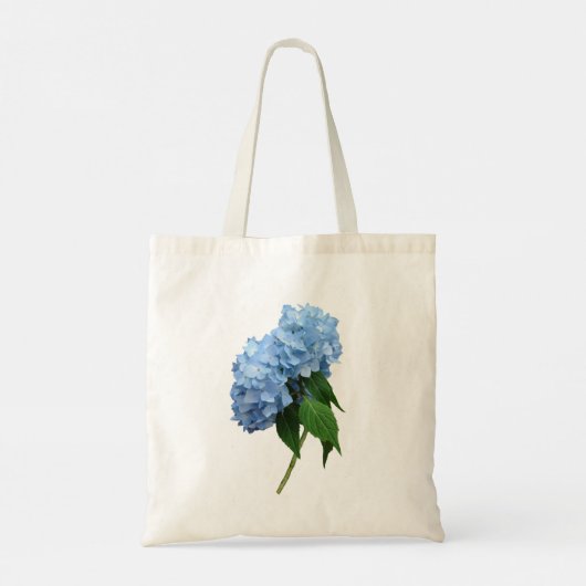Tote Bag Hortensias Bleus Mariage Monogrammé (Dos)
