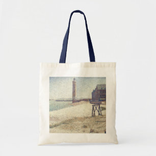 Tote Bag Hospice et phare, Honfleur par Georges Seurat