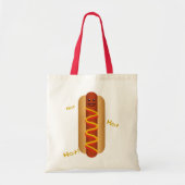 Tote Bag Hot-dog chaud chaud ! (Devant)