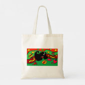 Tote Bag hot dog de teckel (Dos)