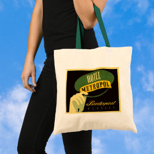 Tote Bag Hôtel Metropol Budapest Hongrie Chapeau de groom