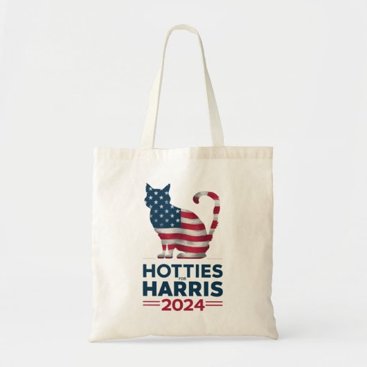 Tote Bag Hotties For Harris 2024 Cat Ladies Kamala Harris (Devant)