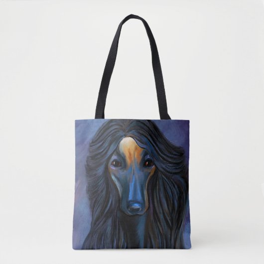 Tote Bag Hound afghan (Devant)