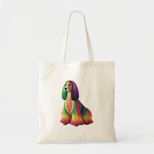 Tote Bag Hound afghan (Devant)