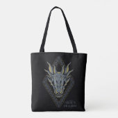 Tote Bag HOUSE of the Dragon | Skull Diamond Crest (Dos)