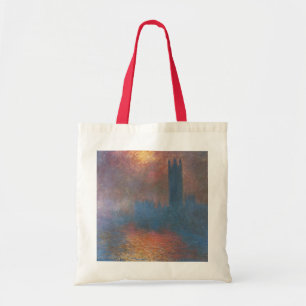 Tote Bag Houses of Parliament, Londres par Claude Monet