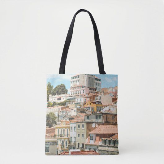 TOTE BAG HOUSES UNDER CLEAR SKY (Devant)