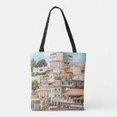 TOTE BAG HOUSES UNDER CLEAR SKY (Dos)