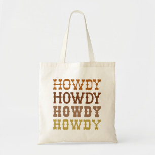 Tote Bag Howdy
