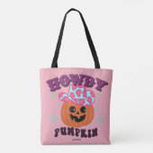 Tote Bag Howdy Citrouille-Baby Pink (Dos)