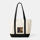 Tote Bag "Howdy Harmonics : Le Crooner Capybara De Denim-Cl (Dos)