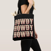 Tote Bag Howdy Howdy Howdy (De près)