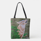 Tote Bag Howling Coyote (Dos)